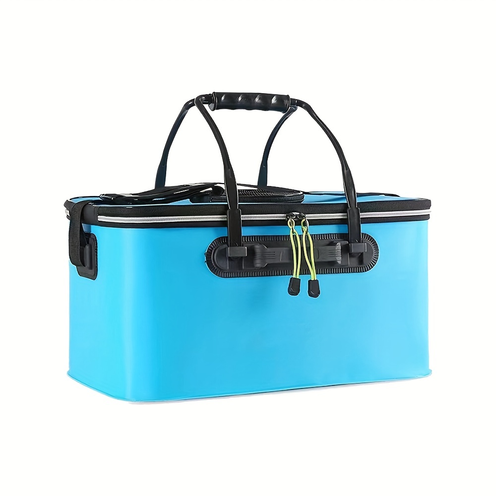 Mounchain Fishing Portable EVA Folding Bucket Water Tank Fish Storage Box  for Live Fish Fishing Tackle Boxes