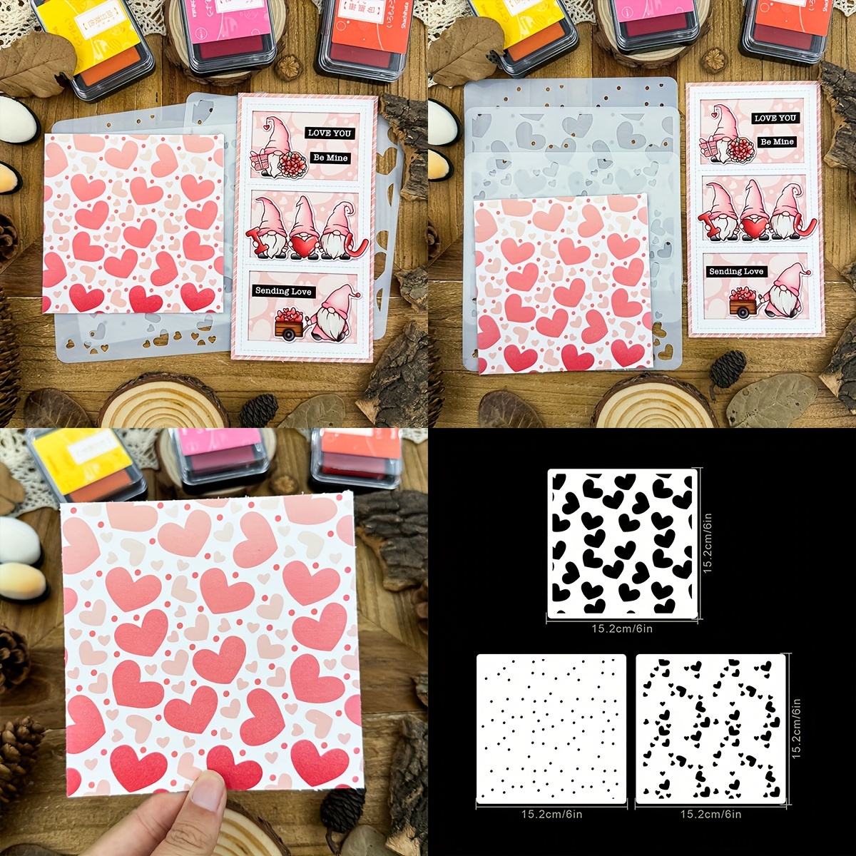  Stamps and Dies for Card Making, 2023-2024 Newest Stamps Arts  Supplies etal Cutting Dies Perfect for DIY Scrapbooking Arts Crafts Stamping  for Christmas, Valentine's Day (5225) : Arts, Crafts & Sewing