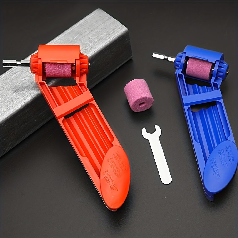 qiguch66 Outil d'affûtage de foret, meuleuse portable, foret à base de fer  pour meulage, 2-12,5 mm, affûteur de foret, avec clé et meule bleue :  : Outils et Bricolage