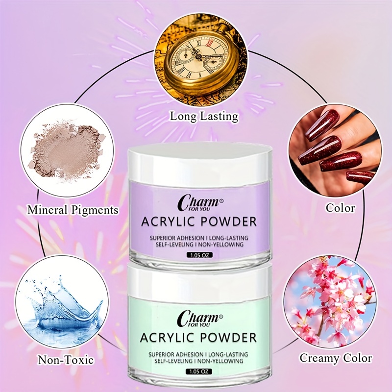 Acrylic Powder 14 Colors Clear Jelly Nude Nail Acrylic - Temu