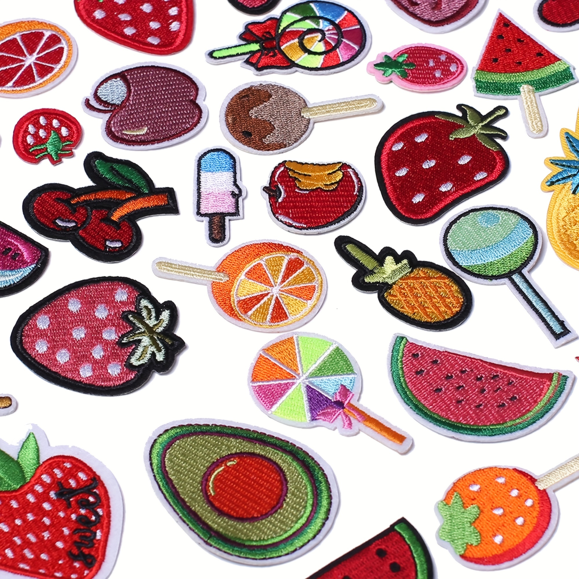 Fruit Pattern Embroidered Iron On Patch For Clothes, Iron-on Patches/Sew-on  Appliques Patches For Clothing, Jackets, Backpacks, Caps, Jeans