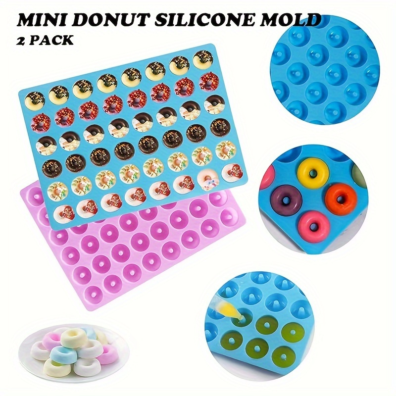 Donut Candy Mold, Silicone Nonstick Ring Gummy Candy Molds For Chocolate  Jelly Ice Cube Candy Pralines Caramels Ganache Snacks For Restaurant/food  Truck/bakery - Temu