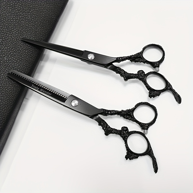 5.5/6.0 Lefty Professional Barber Razor Blade Haircut Scissors Left Handed  Hairdressing Scissors Left Hair Cutting Shears Kit - Hair Scissors -  AliExpress