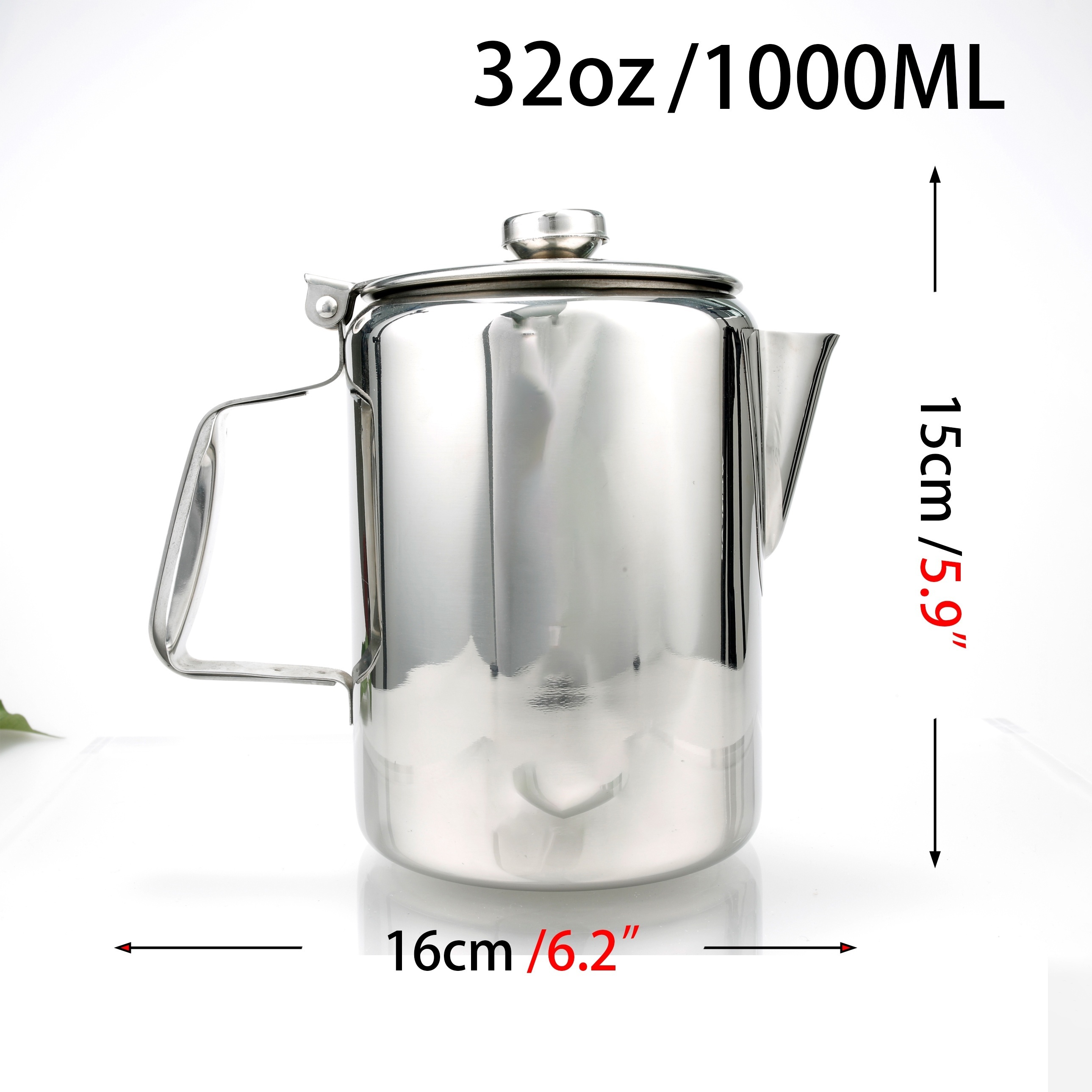 Milk Frothing Pitcher, 32 Oz Milk Frother cup Espresso Cup Stainless Steel