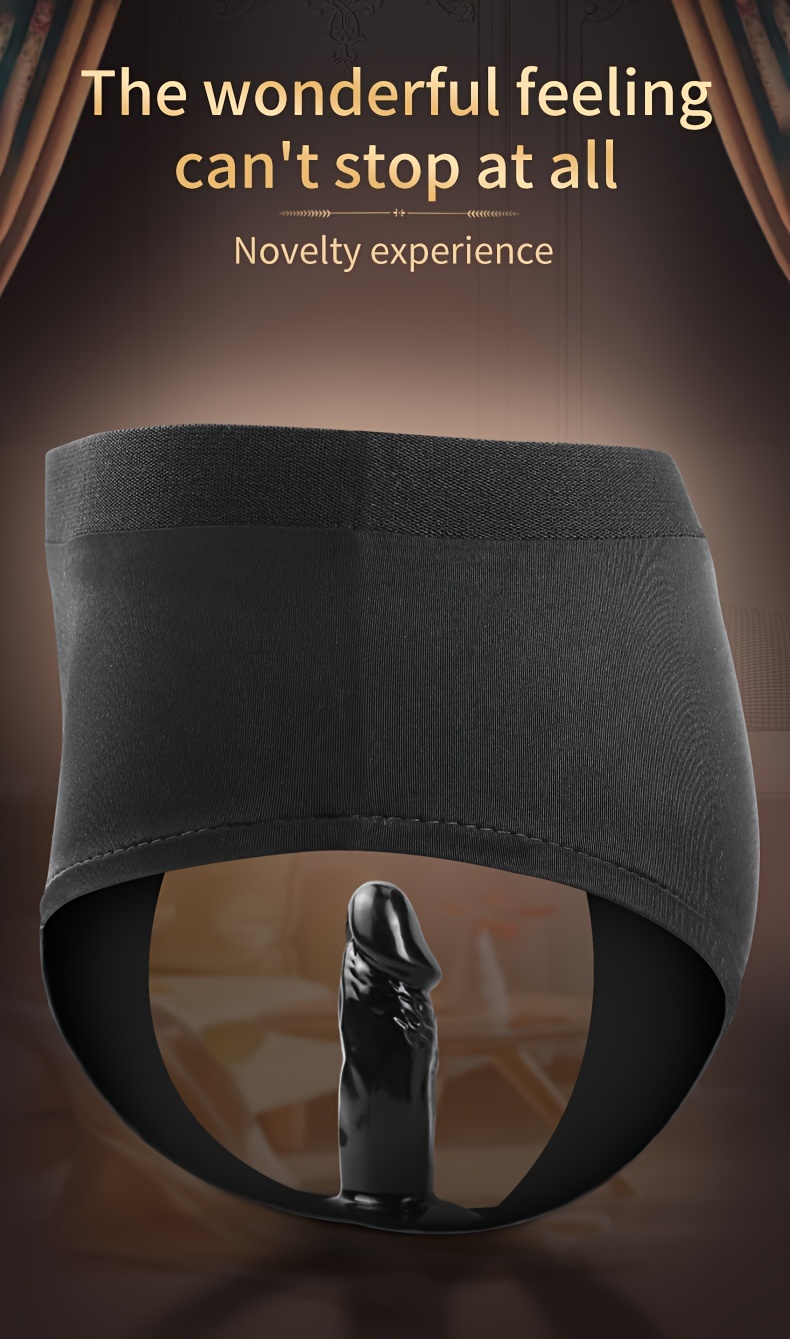 ディルドパンテイ 1pc ウェアラブルディルドパンティ女性自己膣刺激パンティディルド大人の大人のおもちゃ - Temu Japan
