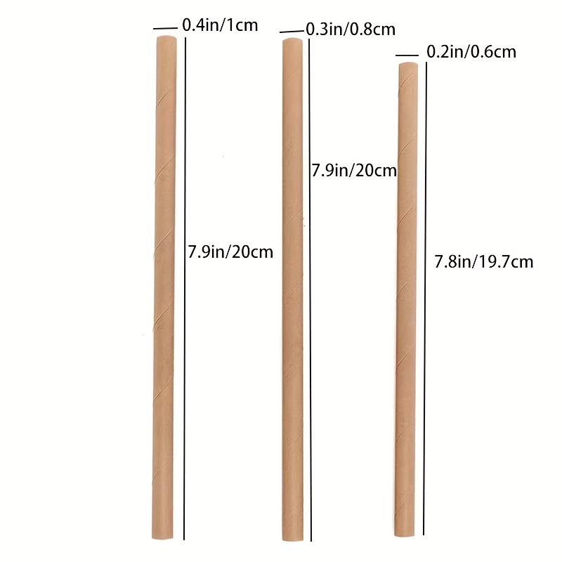 Silicone Straws with Stoppers, 7.9/20cm Length