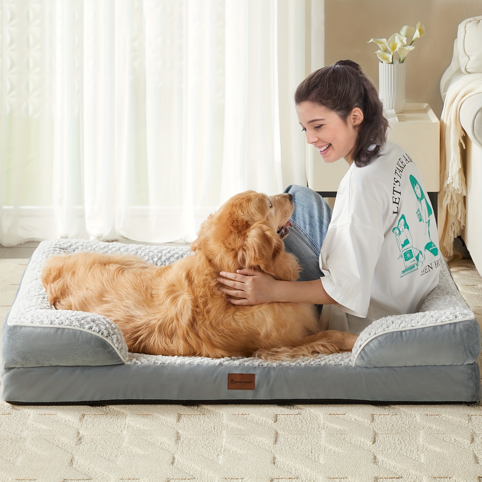 Orthopedic Dog Bed For Extra Large Medium Dogs Foam Dog Bed - Temu