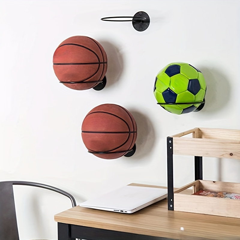 Support De Rangement Mural Pour Basket-Ball Et Football, Support De  Placement De Cadre, Support De Rangement Pour Balles Domestiques 1 Pièce