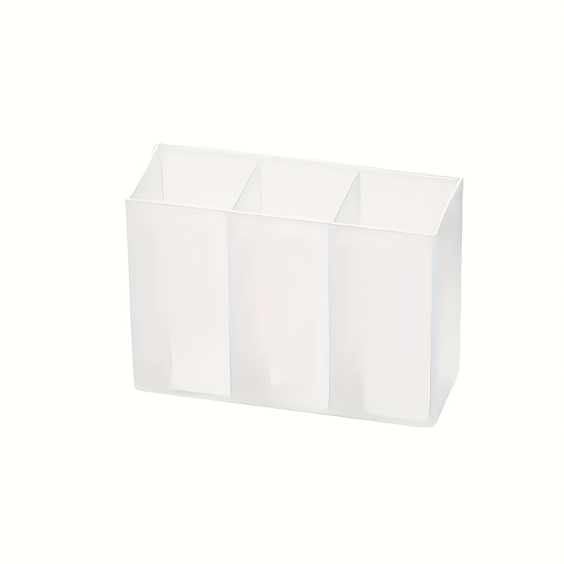 Lyumo Skin Care Organizer, Clear Plastic Organizer Transparent Punch Free Easy To Install Compartmental For Home Bathroom Transparent White Other
