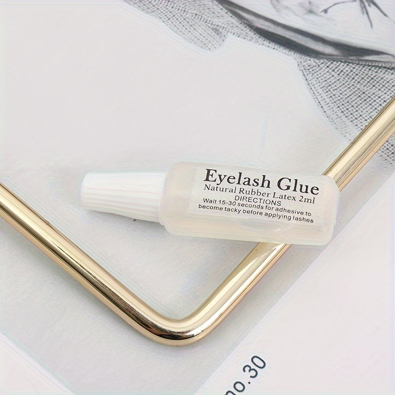 2ml Mini False Eyelash Glue With Brush Tip Makeup Lash Adhesive