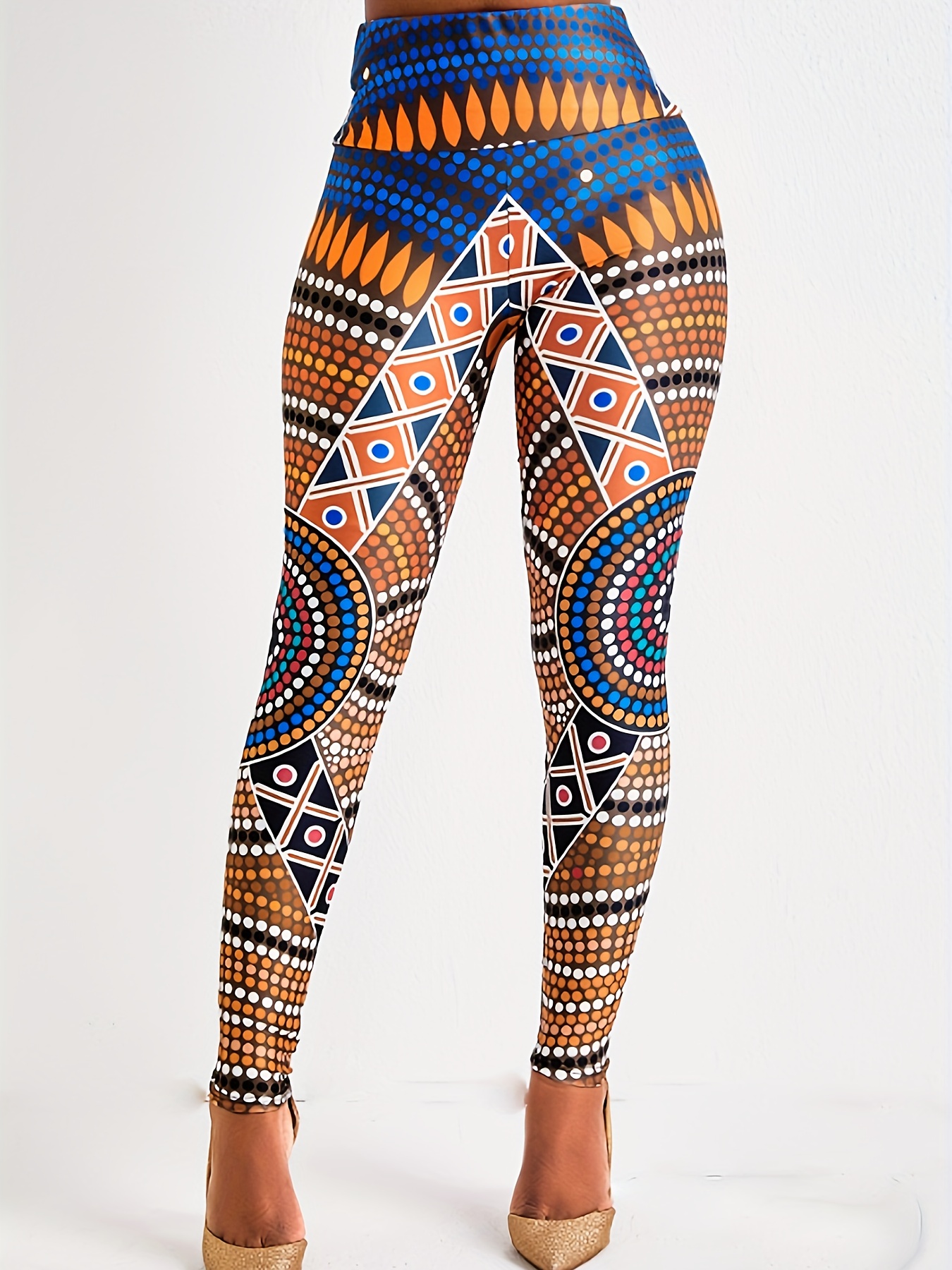 African Leggings Women Tribal Print
