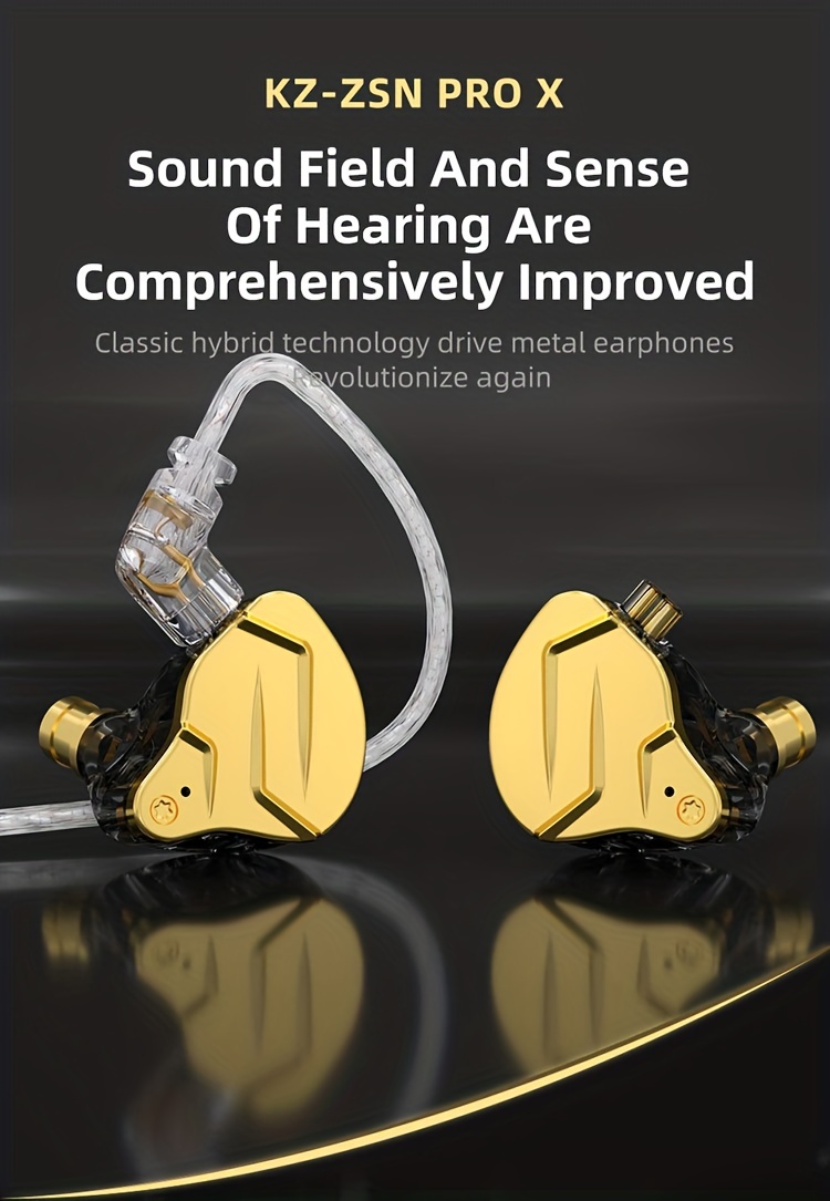 KZ ZSN Pro X Earphones Wired Phone KZ Earphone Metal In Ear Headphones HIFI  Bass Earbuds Noise Cancelling Headset for Sports - AliExpress