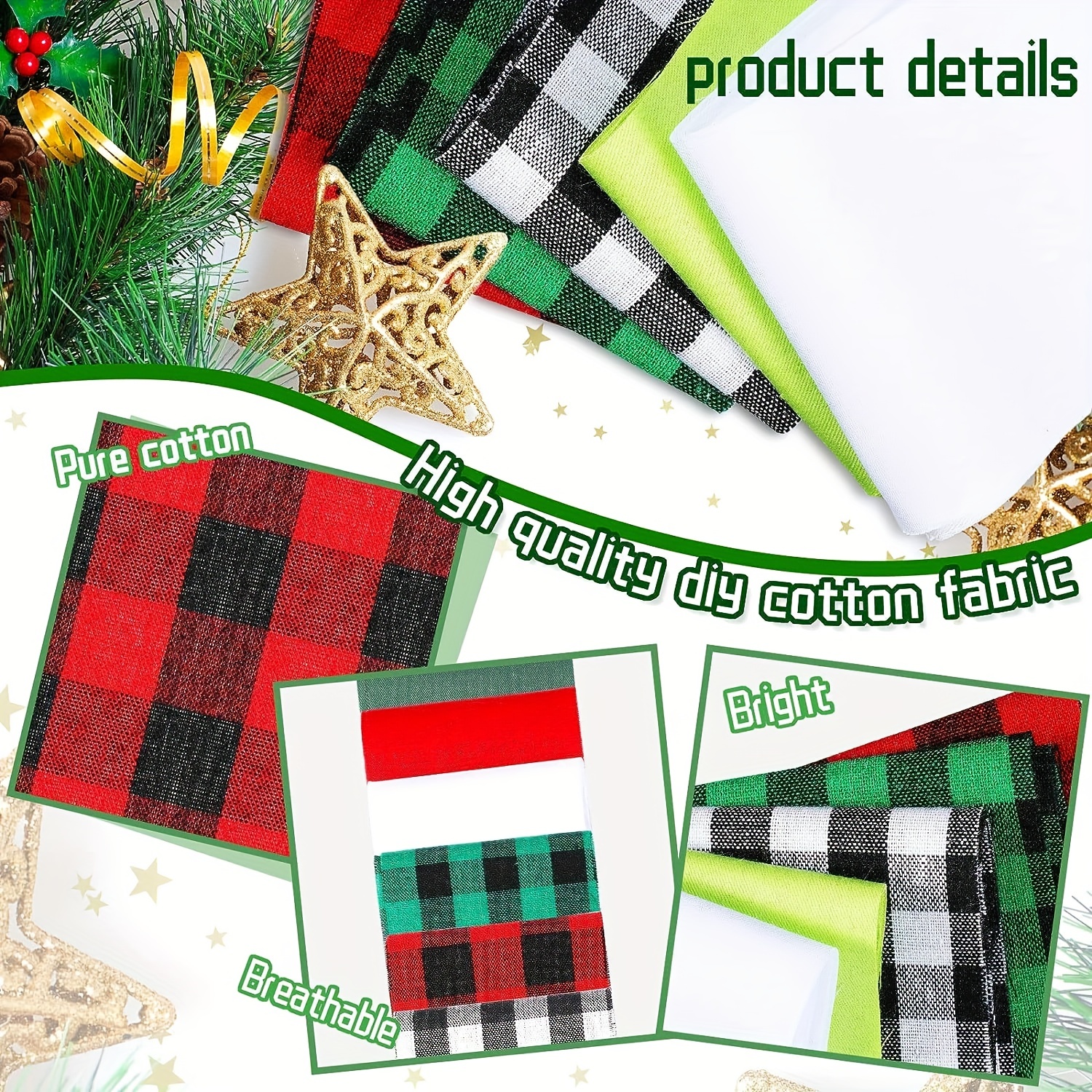 Jelly Rolls For Quilting Christmas Pattern jelly Roll Fabric - Temu