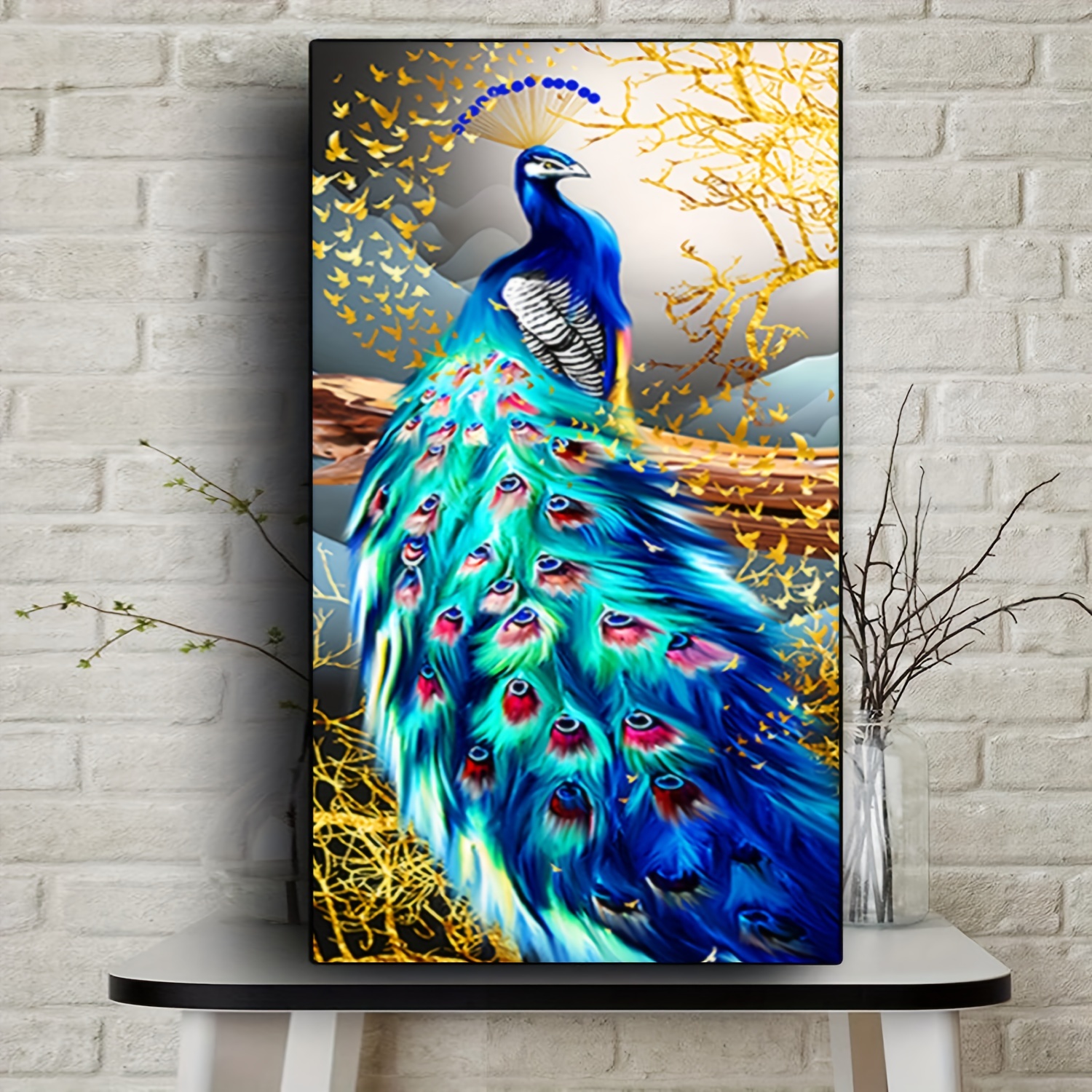 1pc 5d Diy Diamond Painting Kits Adultos Niños Peacock, Taladro Completo  Bordado Punto Cruz Crystal Rhinestone Paintings Pictures Arts Wall Decor  Painting Dots Kits (30x30cm/11.8x11.8in) - Hogar Cocina - Temu