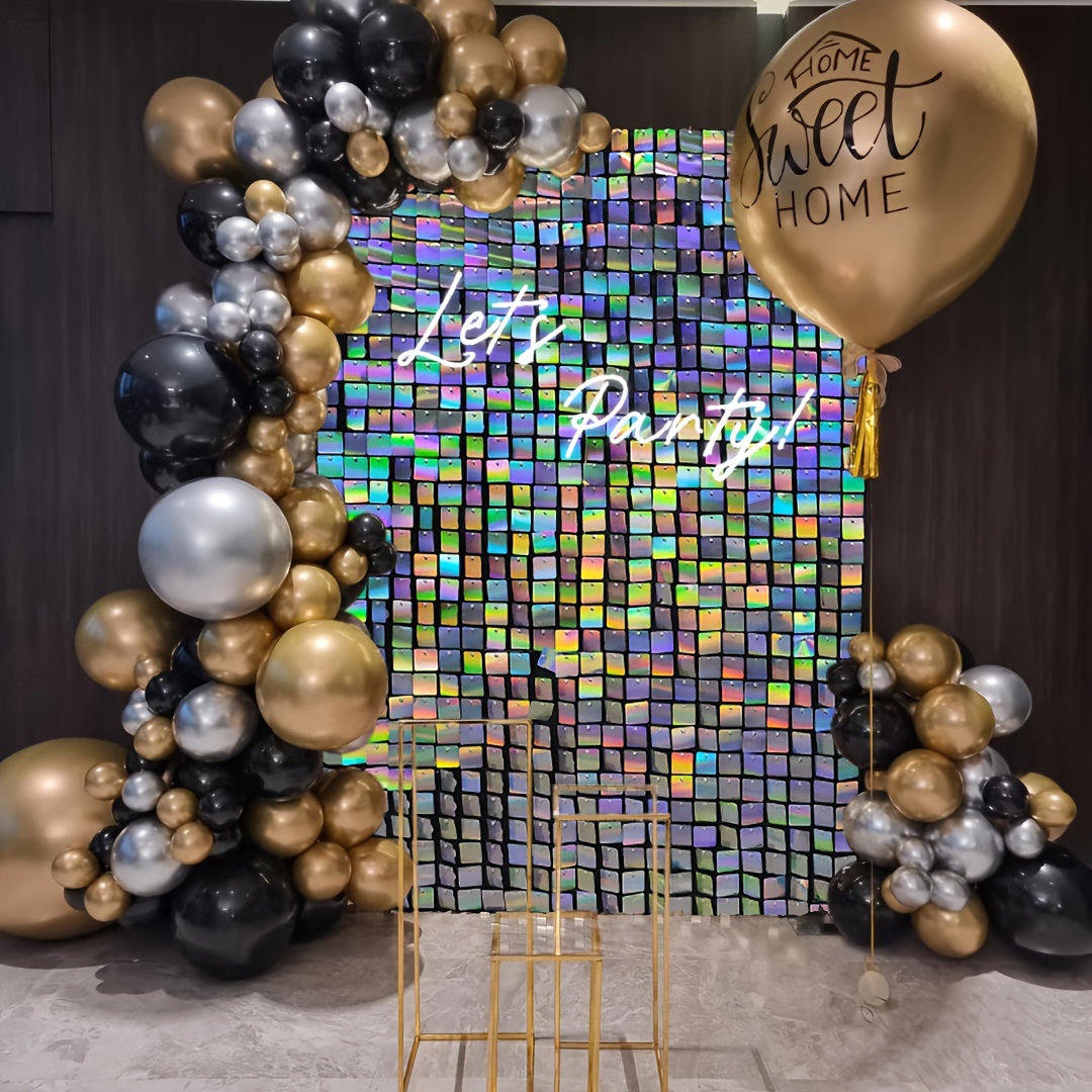 Dreamy Green Glitter Sequin Shimmer Wall Backdrop - Temu