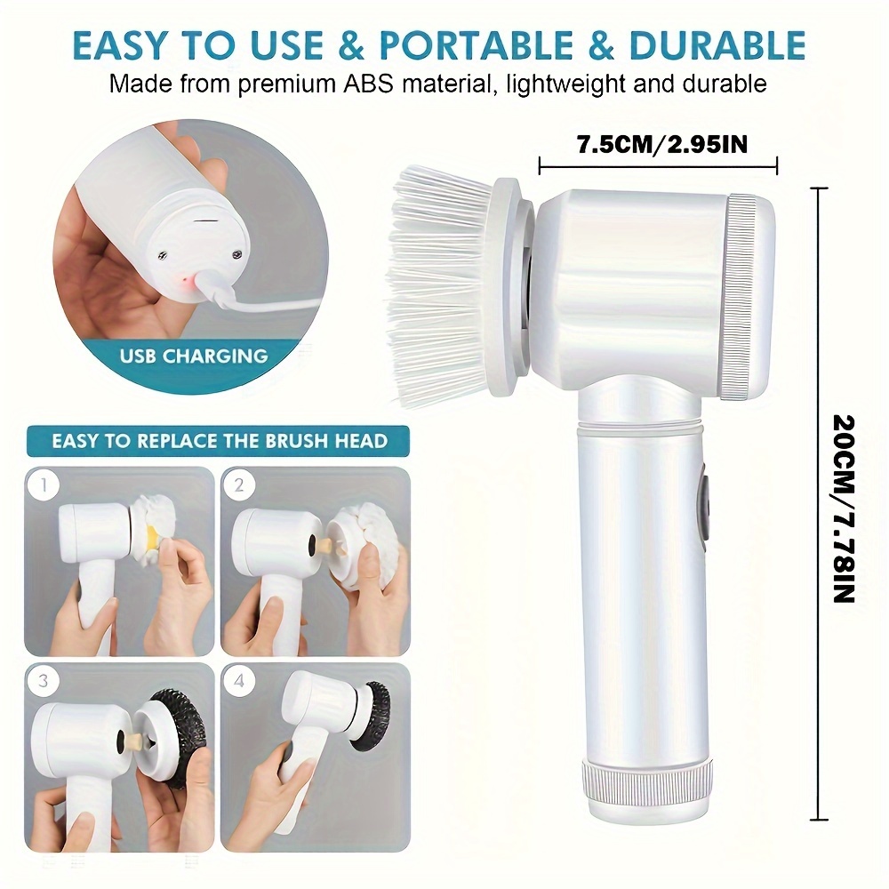 Handheld Electric Cleaning Brush (5 In 1 Magic Brush)