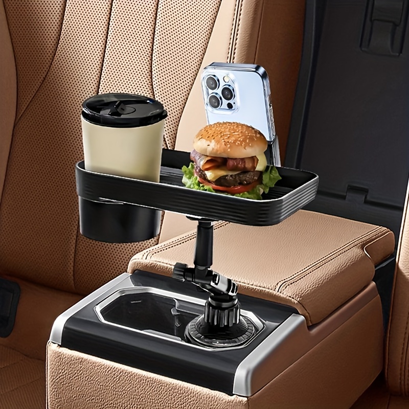 Universal Car Cup Holder Tray Adjustable Car Meal Tray Table Mobile Phone  Holder Mount 360 Swivel Arm Expanded Food Table Desk - Drinks Holders