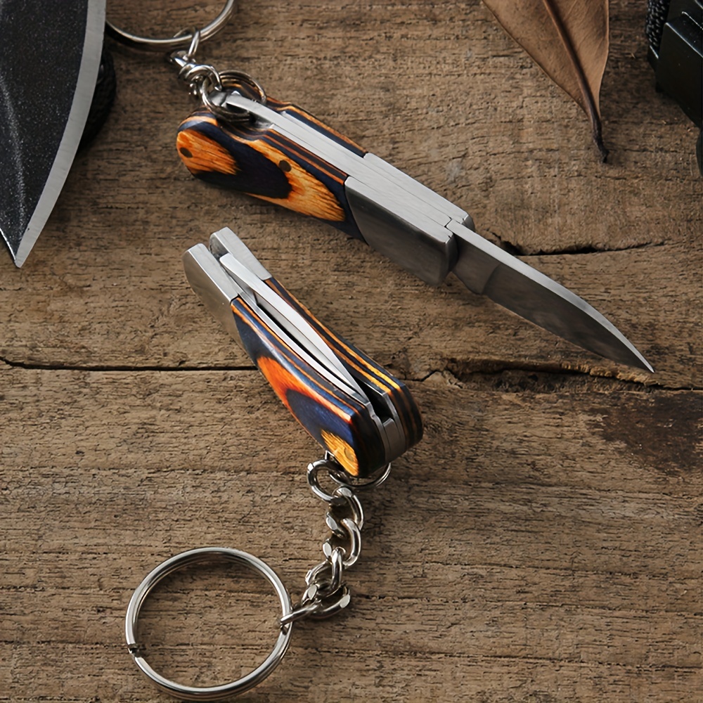  Small Keychain Folding Pocket Mini Camping Knives for