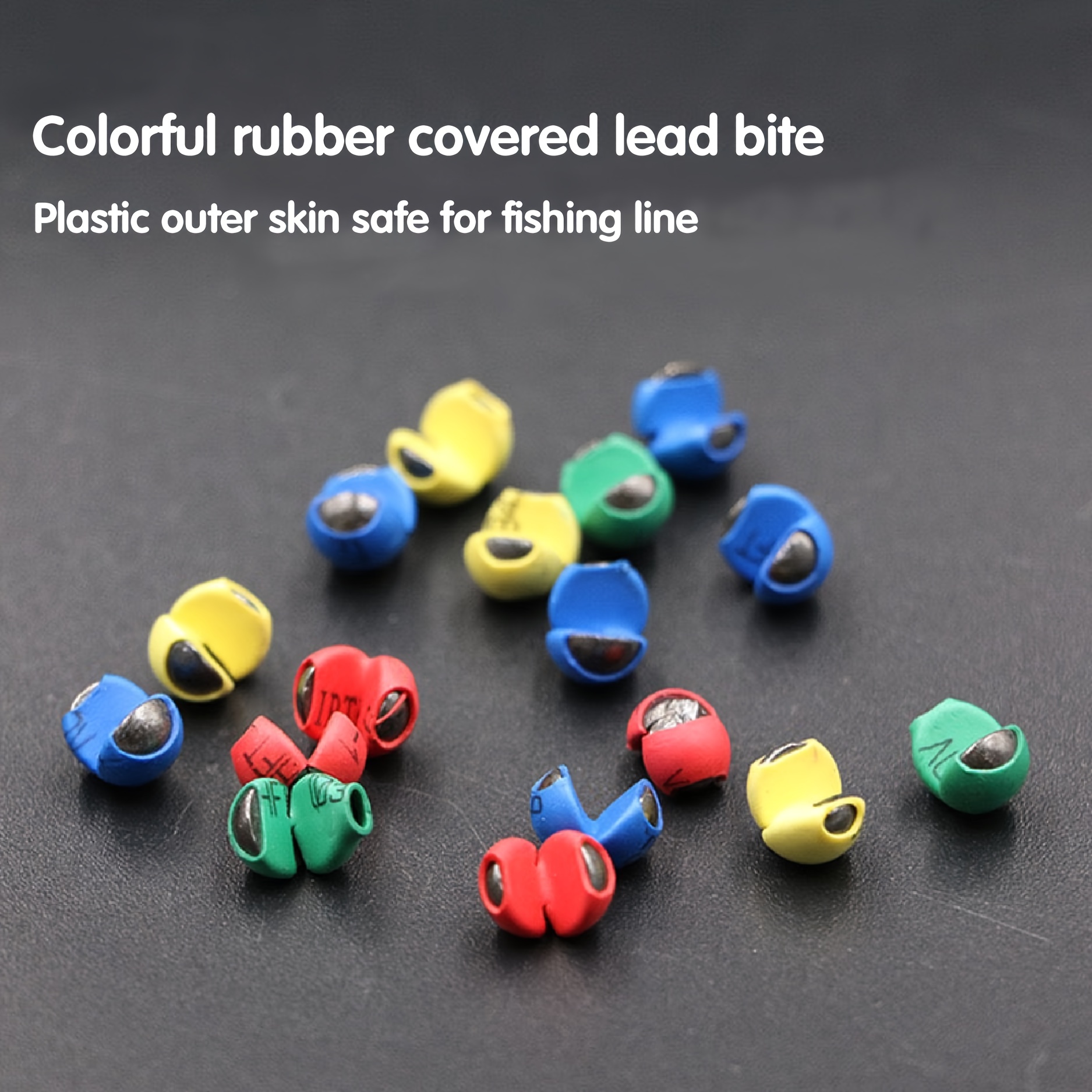 Colorful Rubber Wrapped Bite Leads For Protecting - Temu