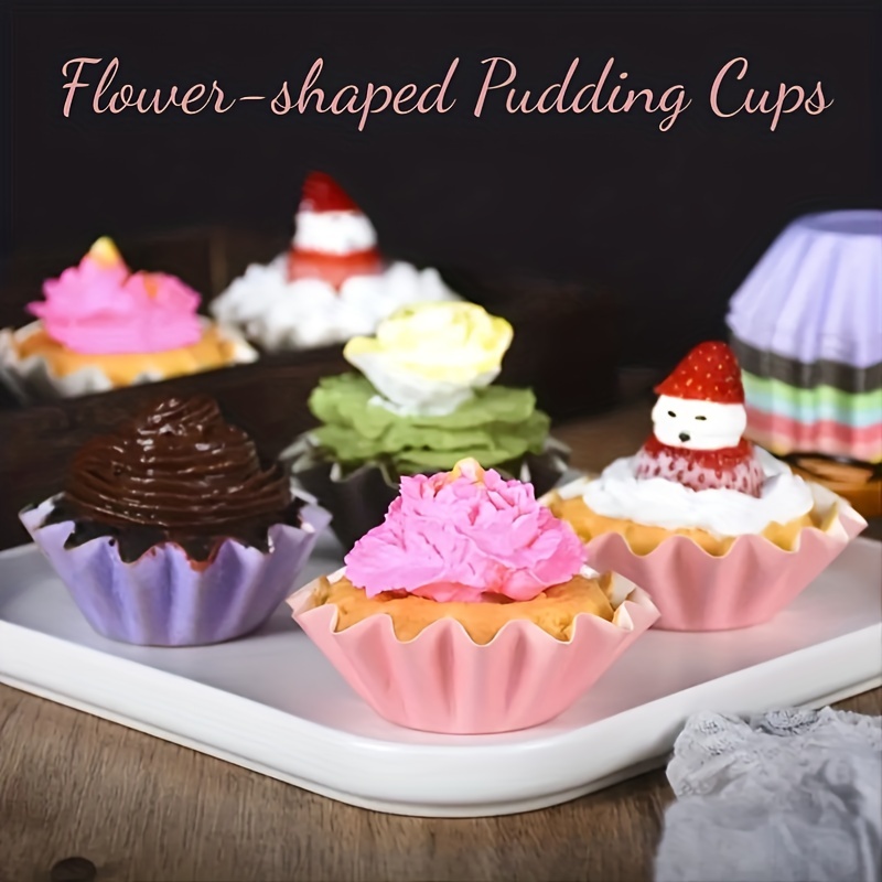 Liners Baking Cupcake Paper Cups Cake Loaf Oval Mini Muffincup Bread Pan  Pans Liner Disposable Silicone Boat Shape Tray Dessert
