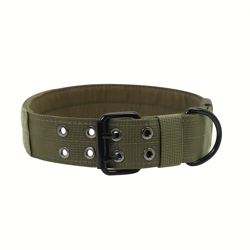Adjustable Tactical Dog Collar for Training - Medium & Large Dogs