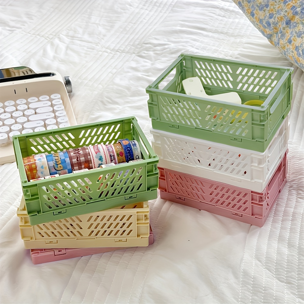 Plastic Storage Box Foldable Multi functional Desktop - Temu