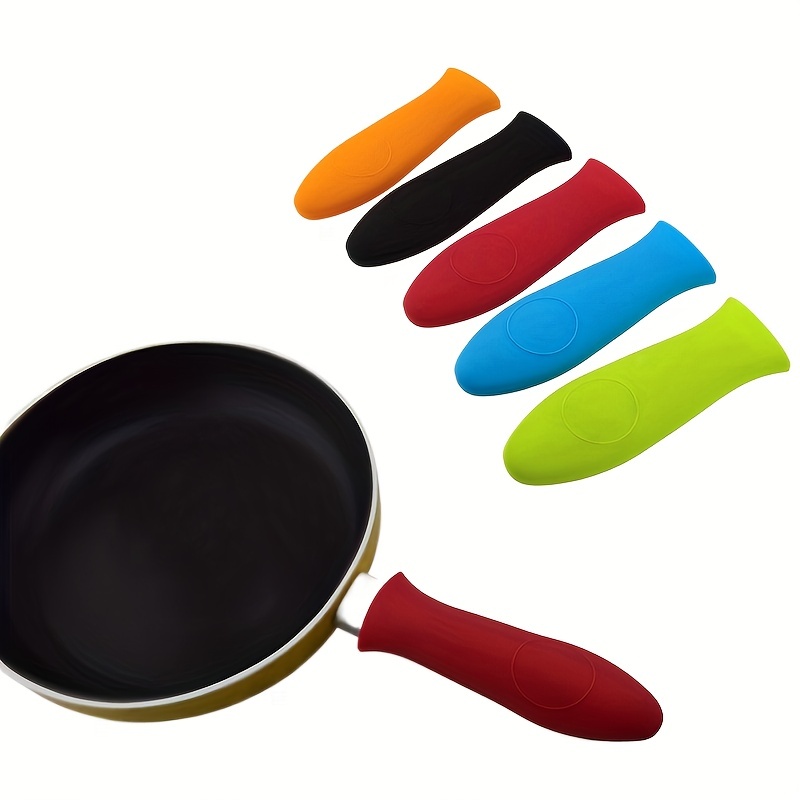 1pc Silicone Hot Handle Holder For Cast Iron Skillets, Hot Pad For