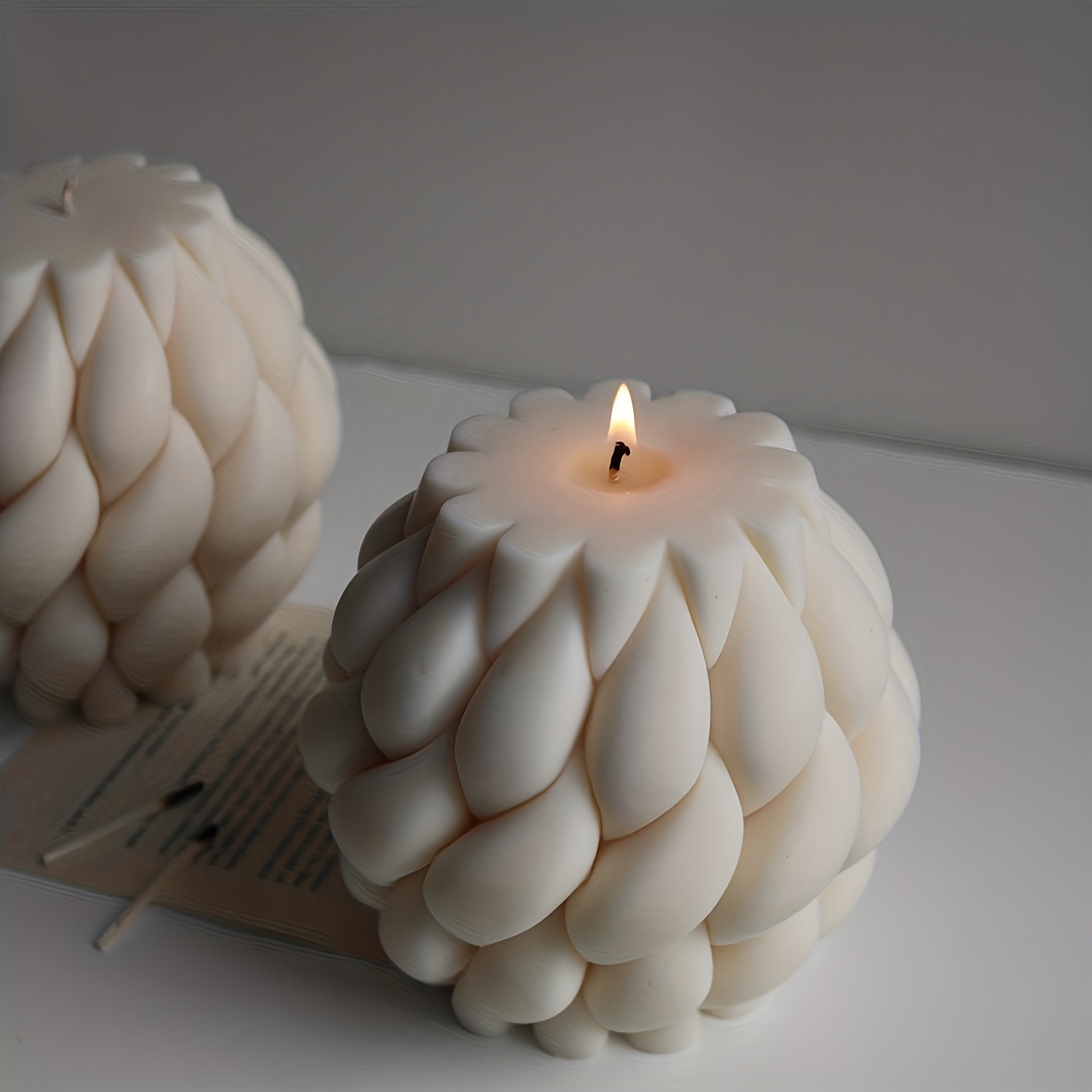 Lerodite Candle Mold, Wavy Long Strip Shape Candle Silicone Molds for  Candle Making, Wavy Long Strip Shape Resin Molds for Resin Casting, Candle