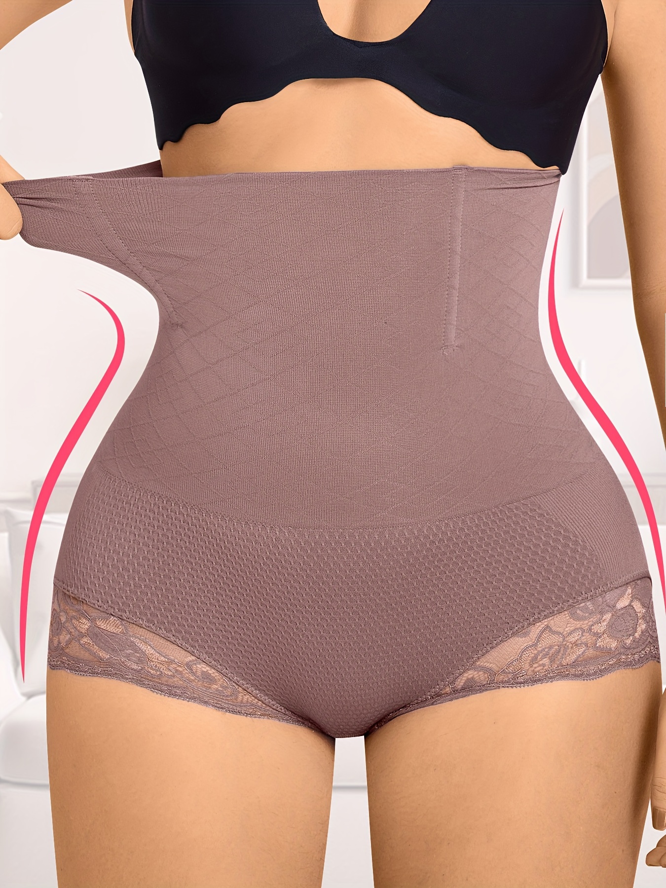Nebility Tummy Control Shapewear for Women High Waist Butt Lifter Panty  Under Dress Thigh Slimmer Body Shaper Short Underwear (Beige, Small) at   Women's Clothing store