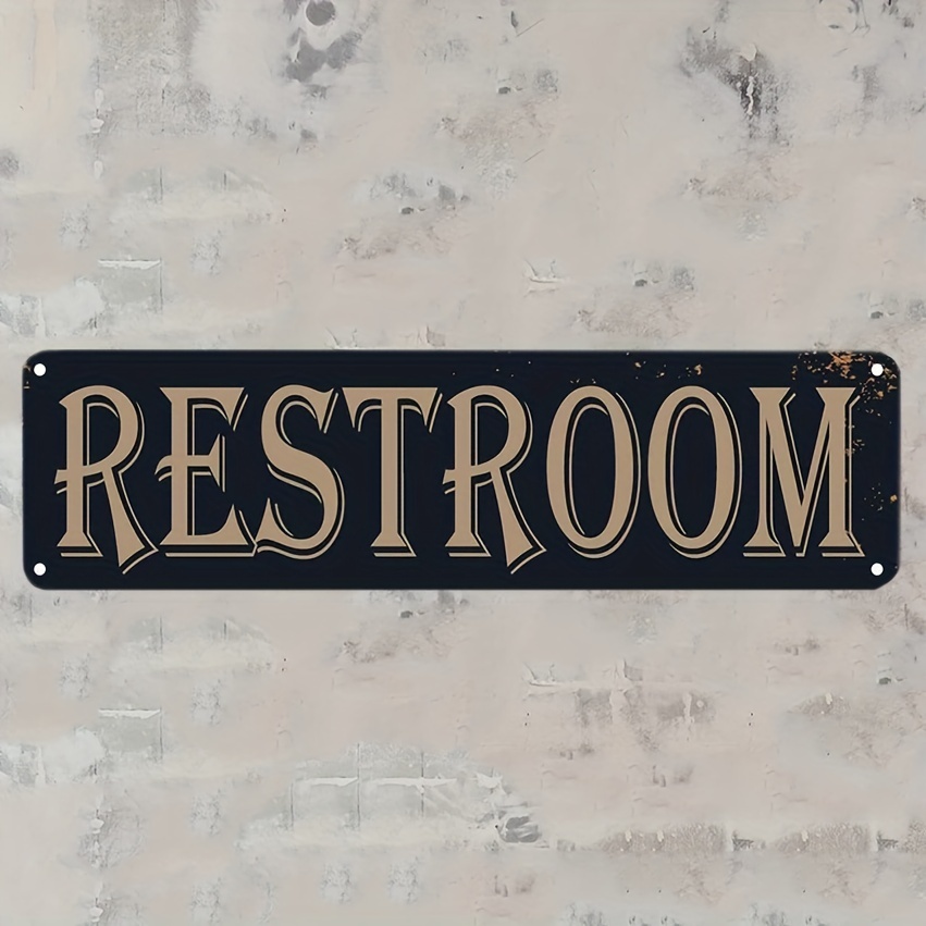 Vintage Bathroom Door Signs Temu