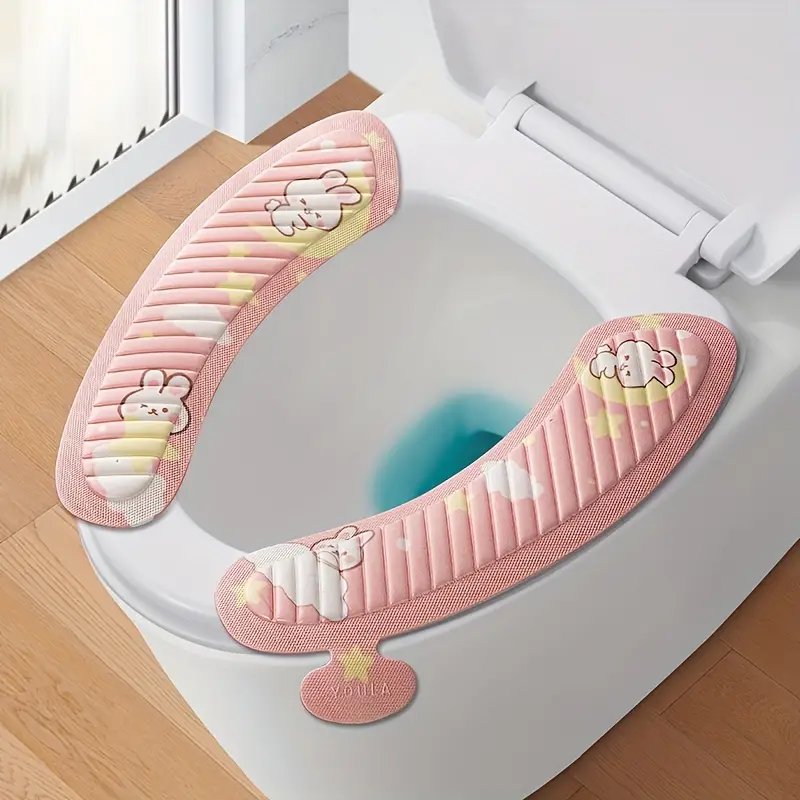 Household Toilet Mat Seat Cushion Paste Type Four Seasons - Temu