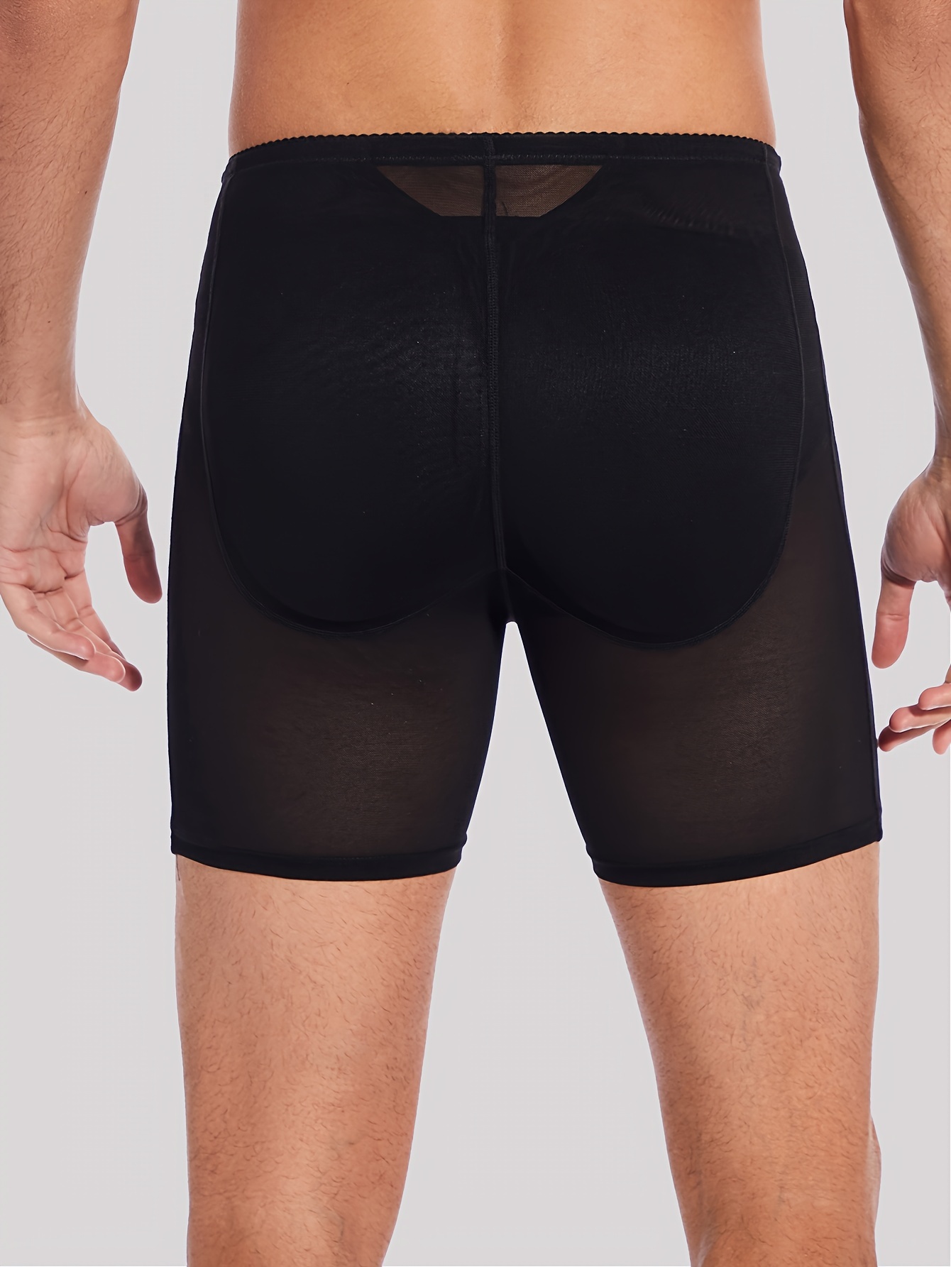 Men's Hip Enhancer Shorts Underwear Boxer Shapewear Butt - Temu