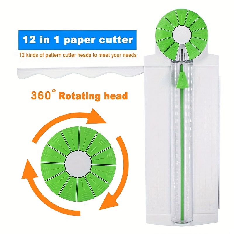 360 Rotations Circle Cutting Punch Round Paper Cutter DIY