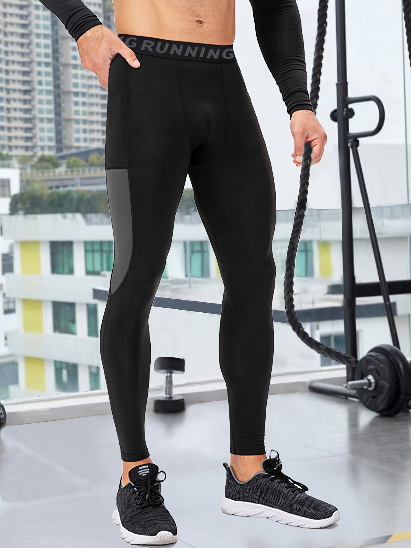 Pu Leather Yoga Pants Buckle Decor Running Fitness Workout - Temu