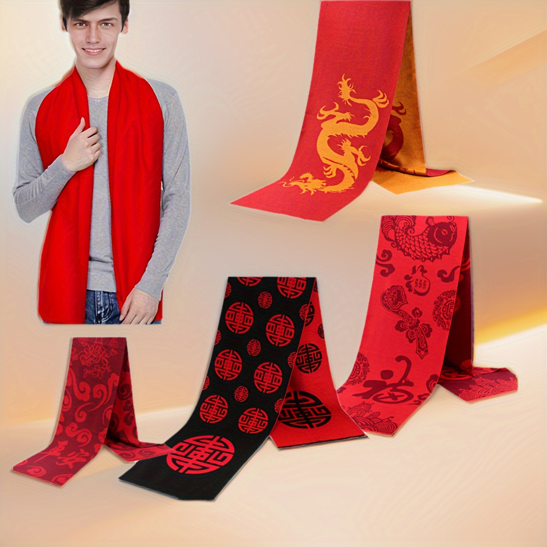 Men's Chinese New Year Dragon Print Fashion Breathable Soft - Temu Canada