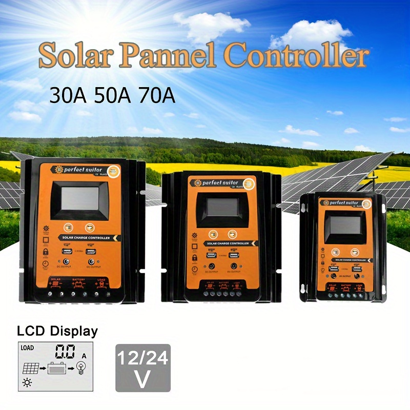 Controlador Carga Solar 60A PWM 12/24VDC AllPowers
