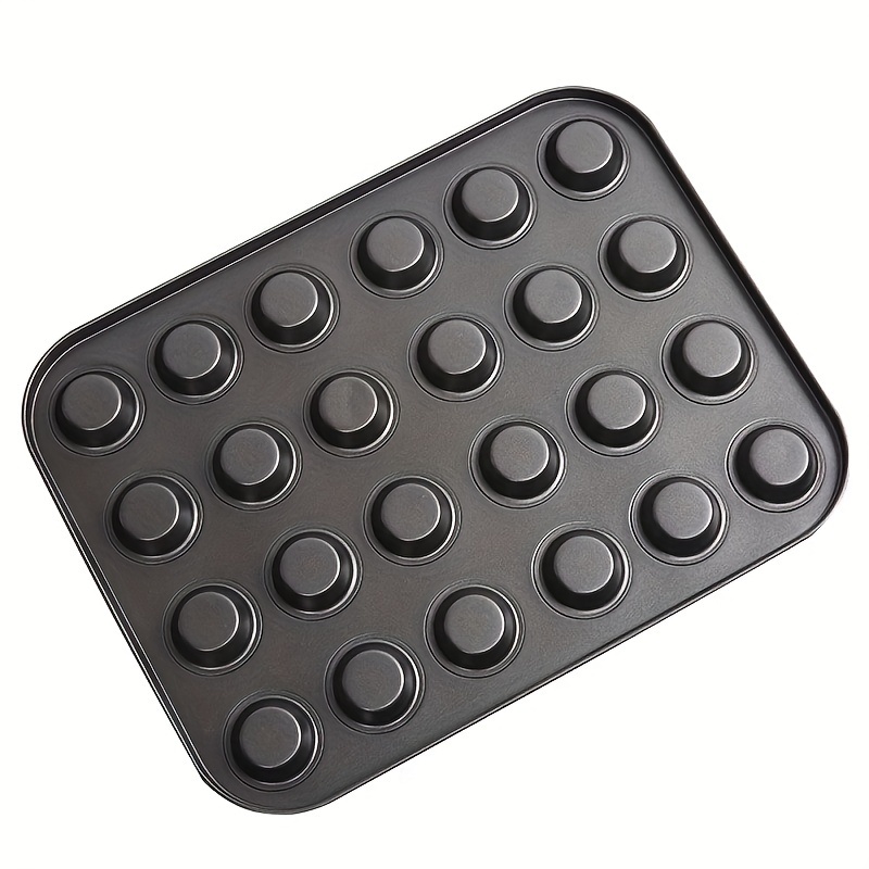 1pc, Mini Muffin Pan (12.7''x8.5''), Non-Stick Food Grade Baking Cupcake  Pan, 24 Cavity Pudding Mold, Oven Accessories, Baking Tools, Kitchen  Gadgets