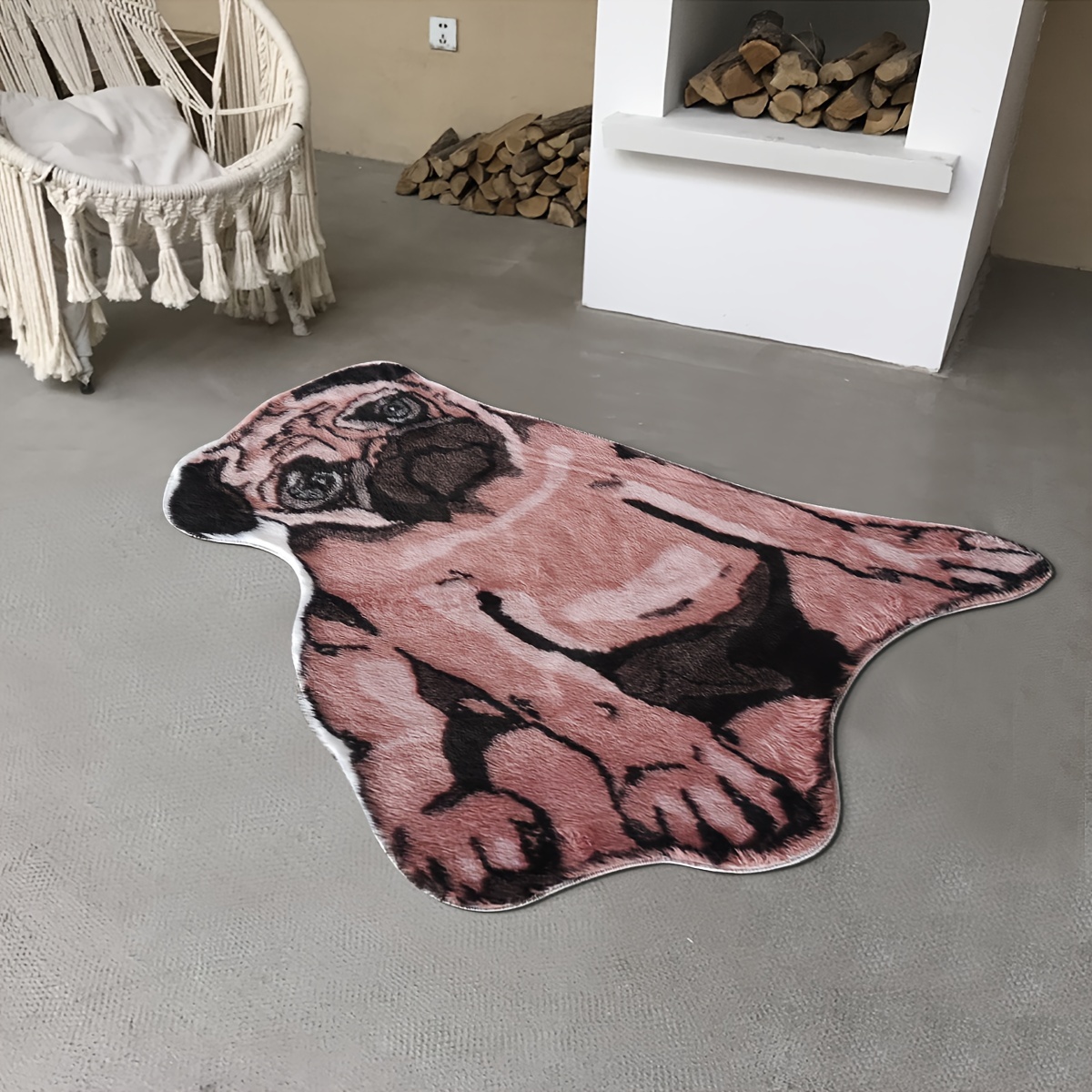 Dog Shaped Decorative Area Rug Indoor Absorbent Non slip Mat - Temu