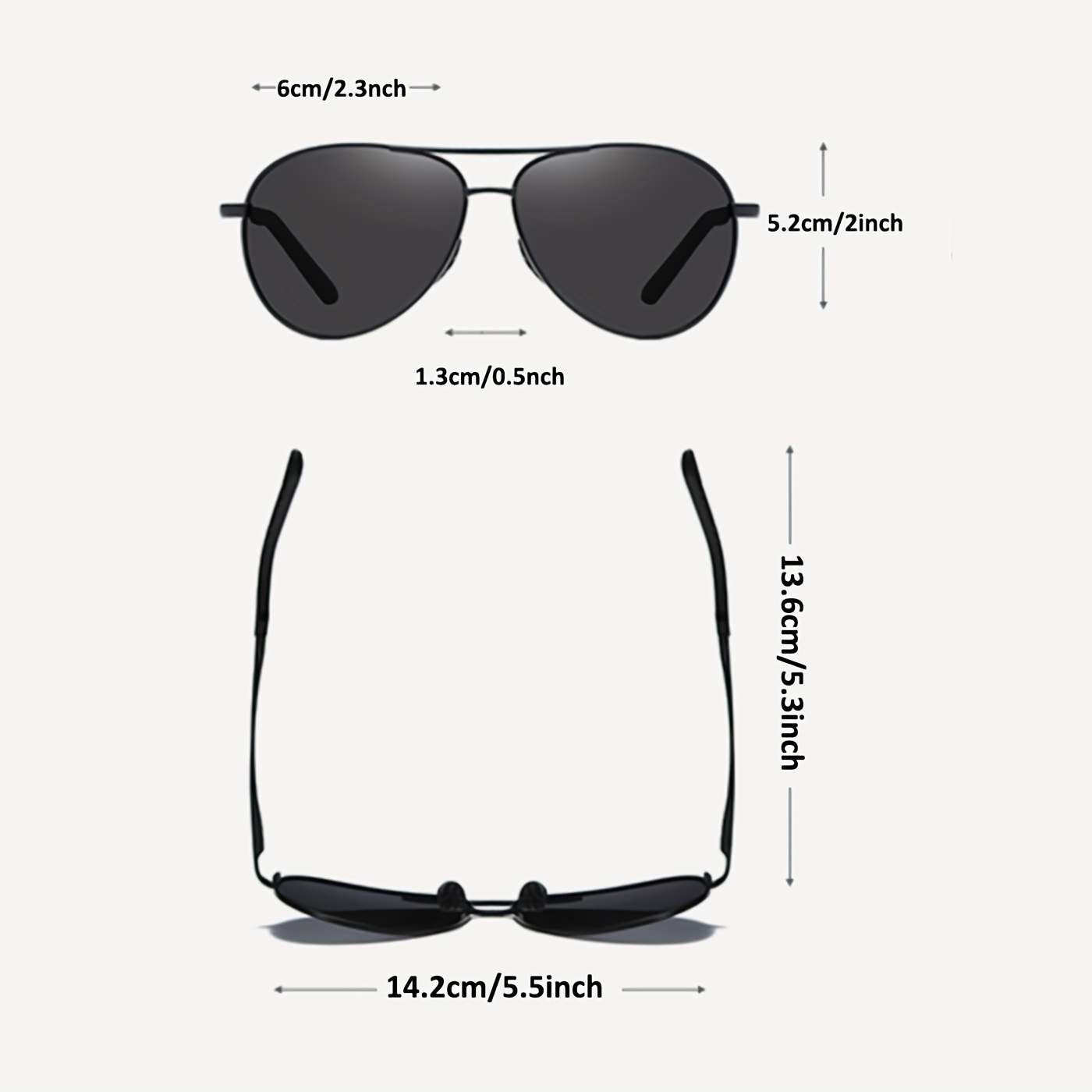 Sunglasses Mens Polarized Uv Protection Lightweight Sunglasses
