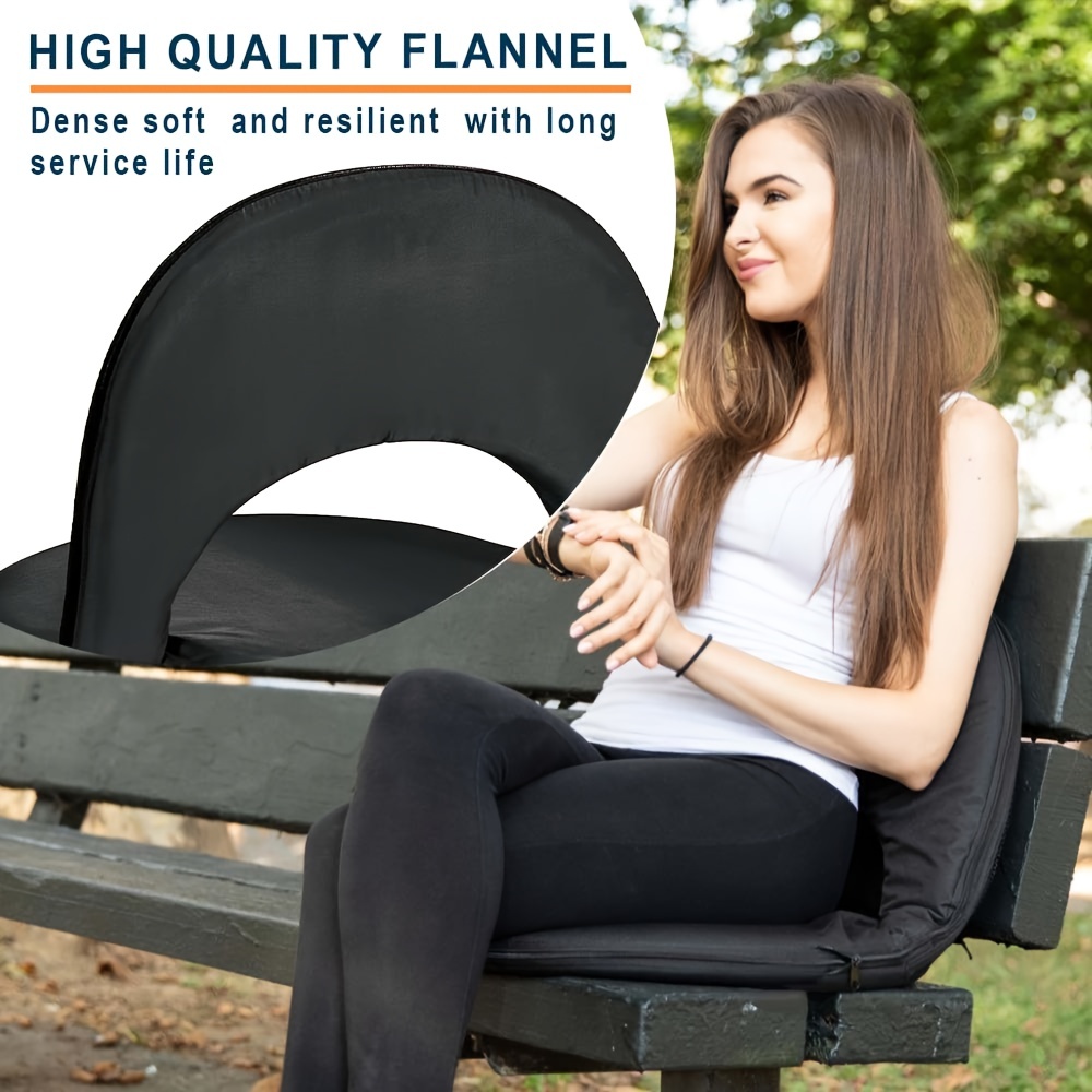 Foldable Outdoor Picnic Camping Beach Chair Soft Stadium Seat Cushion for  Camping Hiking