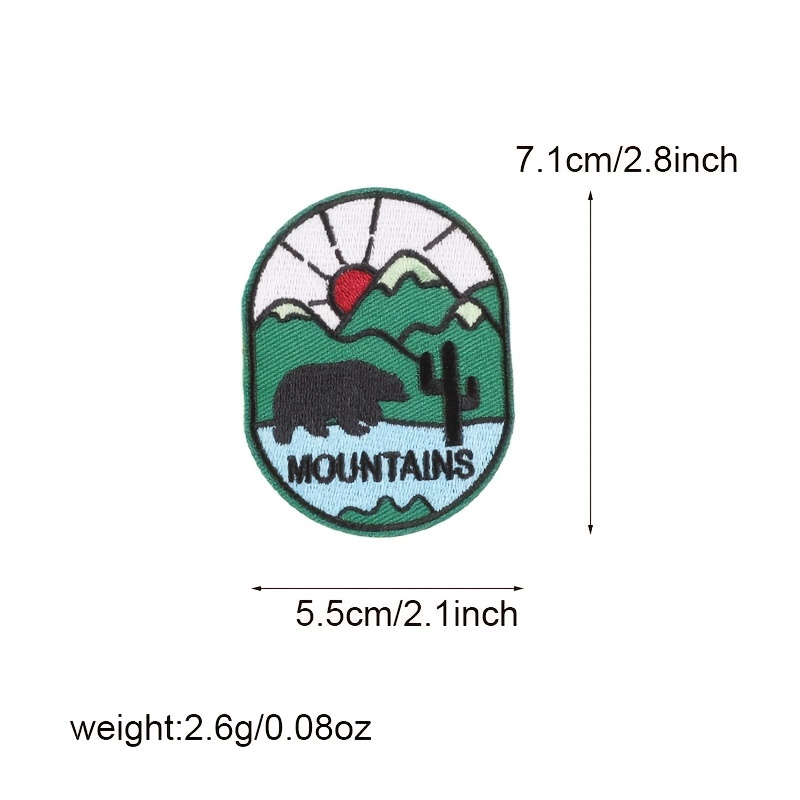 3pcs Mountain Design DIY Sewing Patch in 2024