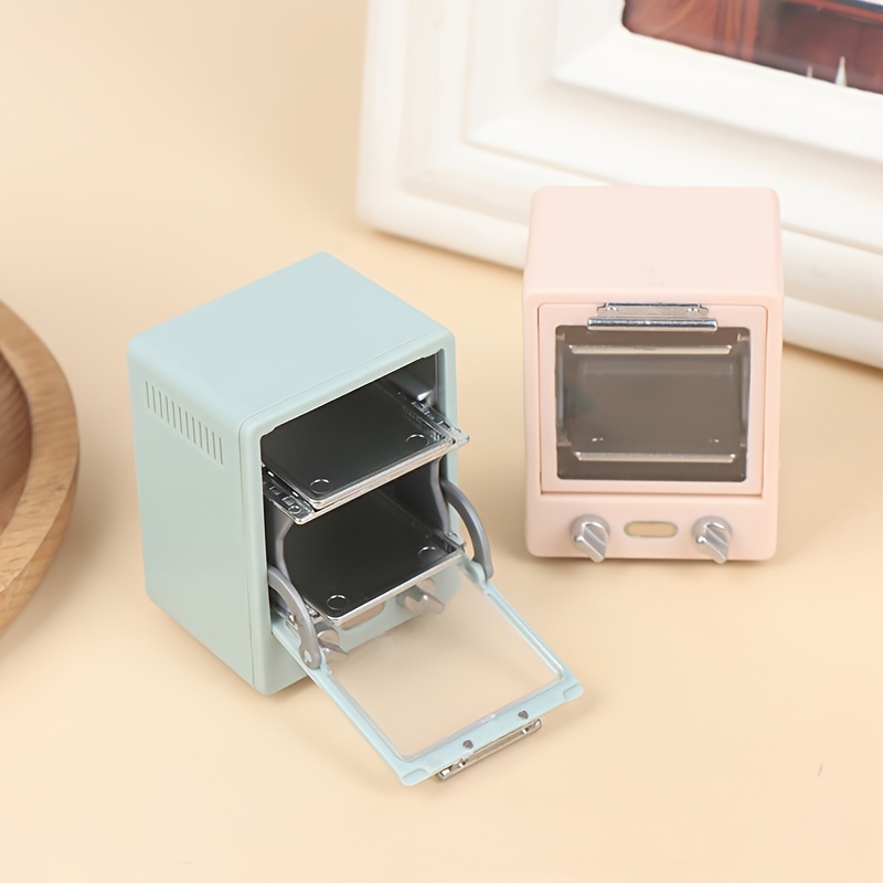 Mini microondas de imitación para casa de muñecas, horno a escala 1:12,  muebles de cocina, electrodoméstico para bricolaje, Micro paisaje,  decoración de Diorama, cumpleaños - AliExpress