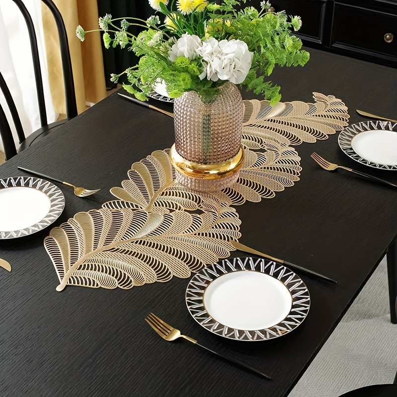 Floral Placemats Placemats for Dining Table Leather Placemat