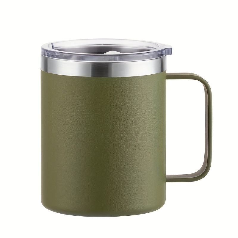 1 Taza Café Acero Inoxidable Tapa Tazas Café 350 Ml/12 Oz - Temu Spain