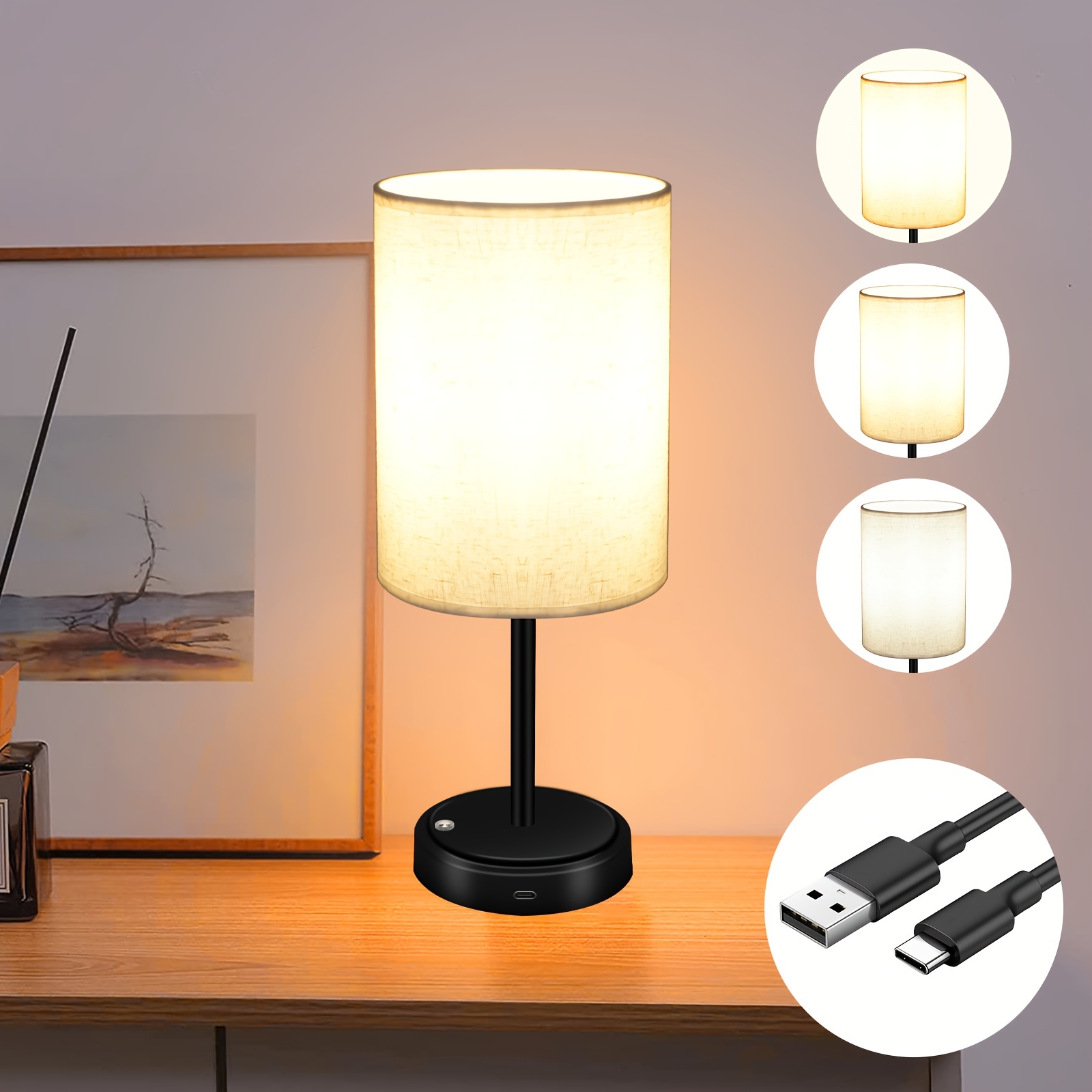 Lampe de bureau sans fil avec batterie rechargeable Lampe de