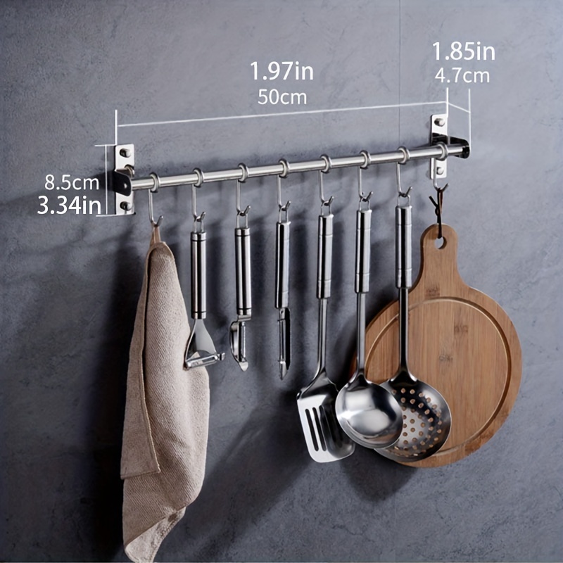 Multi layer Kitchen Storage Hook Shelf Under Cabinet Pots - Temu