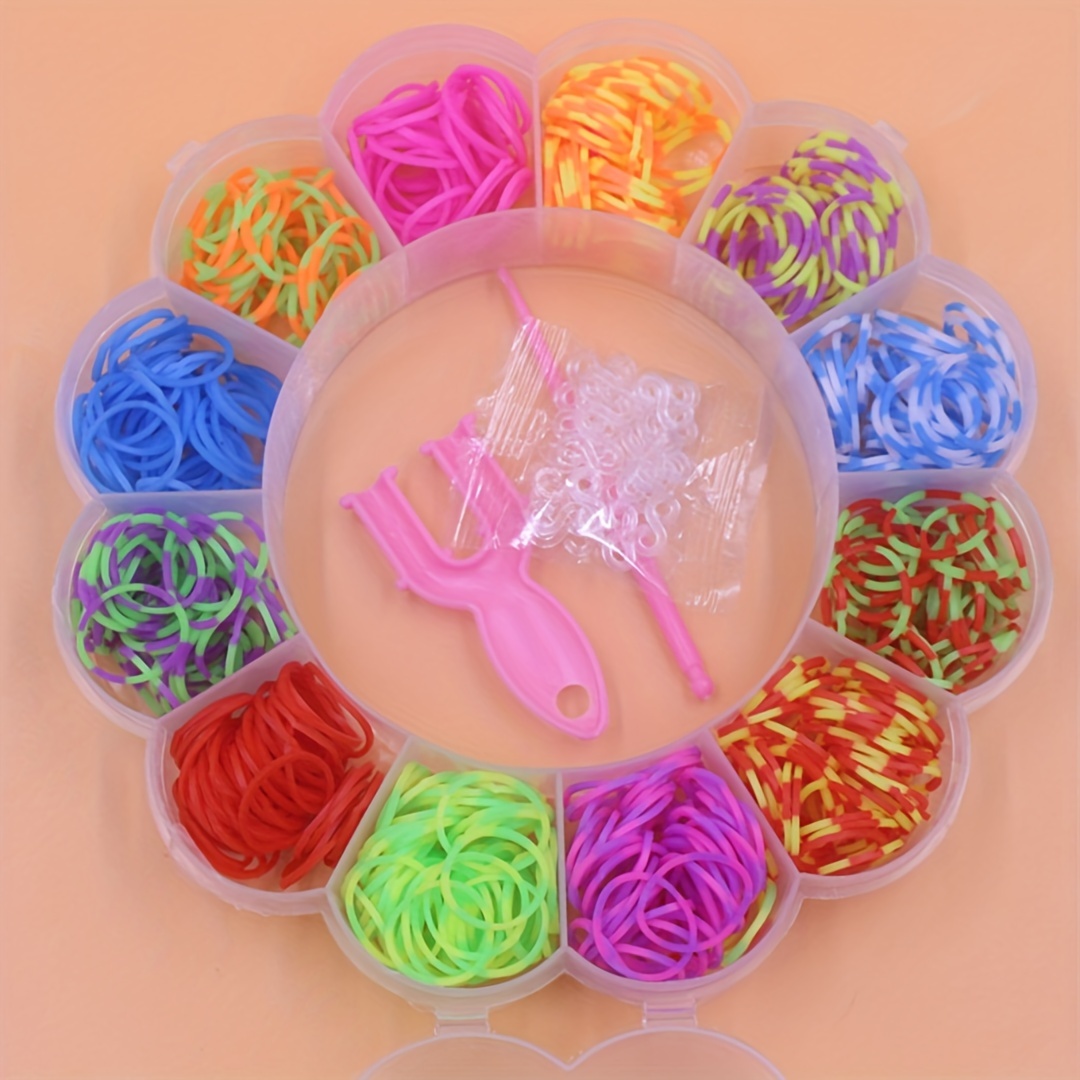 Colored Rubber Bands Handmade Bracelets Jewelry Rubber - Temu