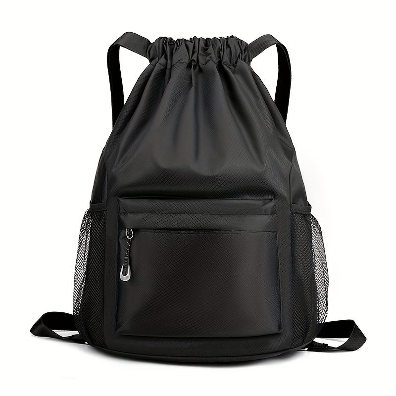 The Waterproof Rec Drawstring Backpack [ DSG. 0505 ] Constructed from a  premium nylon with a Durable Water-Resistant Treatment for traini