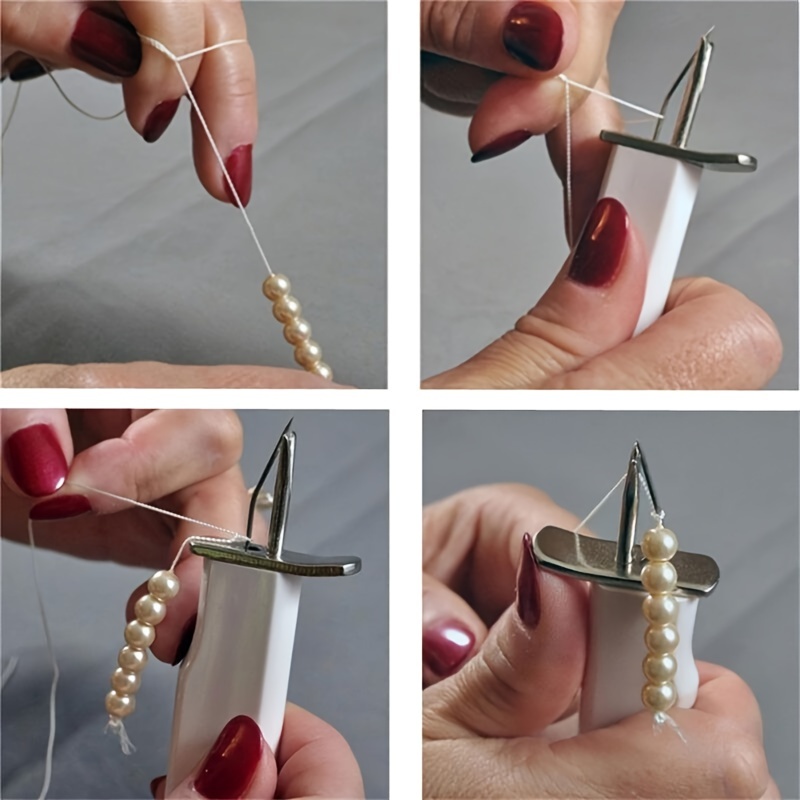 Pearl Knotting Tool Bead Knotter Create Secure Knots Tight - Temu