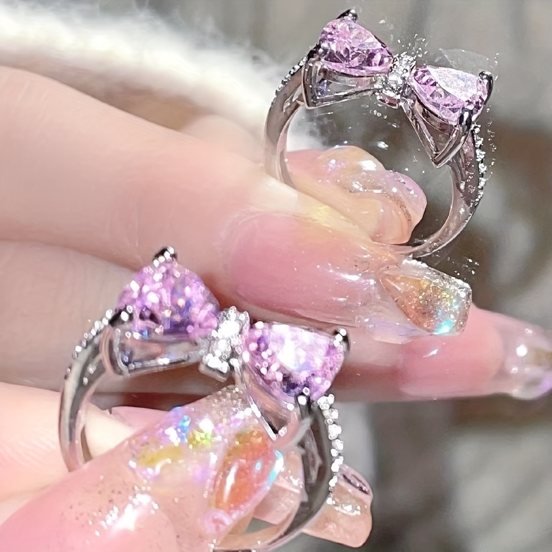ZHAGHMIN Pinky Rings For Women Two Layer Stylish Ring Female Simple Design  Ring Index Finger Opening Adjustable Wavy Ring Minimalist Ring Gift For Her  Adjustable Opening Punk Rings For Men Pansy Rin 